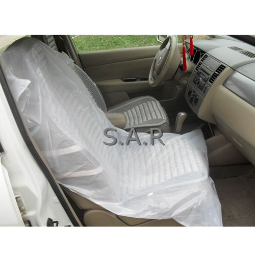 【SARSC】Disposable Transparent  Plastic Car Seats Cover