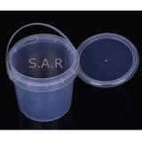 【TUB-016】Paint solvent clear plastic bucket with lid and handle, paint bucket, paint pail