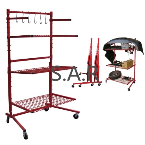 【SARTC】Super heavy Body shop rack with 3 shelves