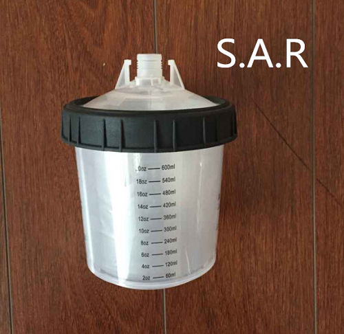【TUB-013】600ml & 800ml Auto paint solvent Mixing smart cup Disposable Cups with Lid and Filter